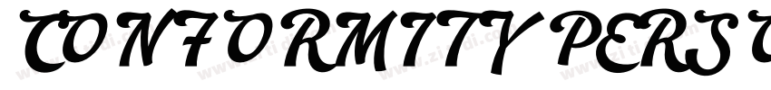 CONFORMITY PERSONAL字体转换